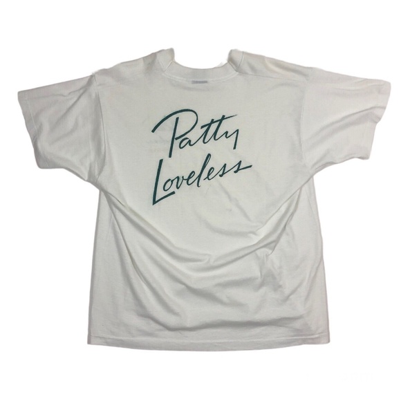 Vintage 80s 90s Patty Loveless World Tour Country Music Screen Stars T-Shirt S/M - Picture 1 of 10